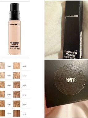 MAC Cosmetics Pro Longwear Concealer NW15 Light Beige Shade